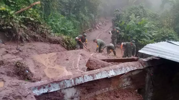 Deslave cerro Oaxaca