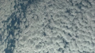 Cielo aborregado en Puebla hoy