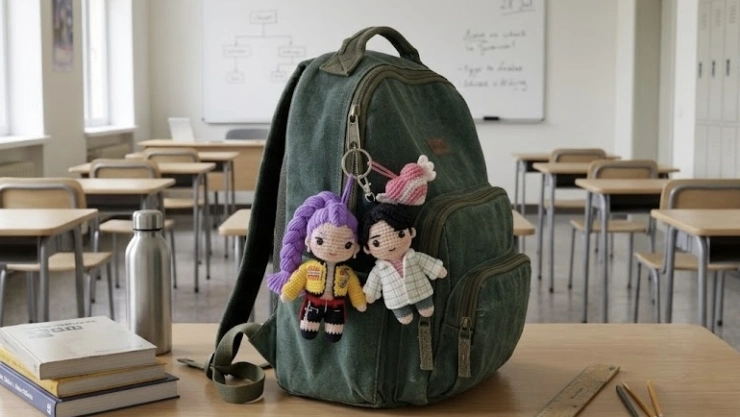4 ideas para hacer peluches tipo crochet de KPop Demon Hunters y Saja Boys para decorar tu mochila antes del regreso a clases