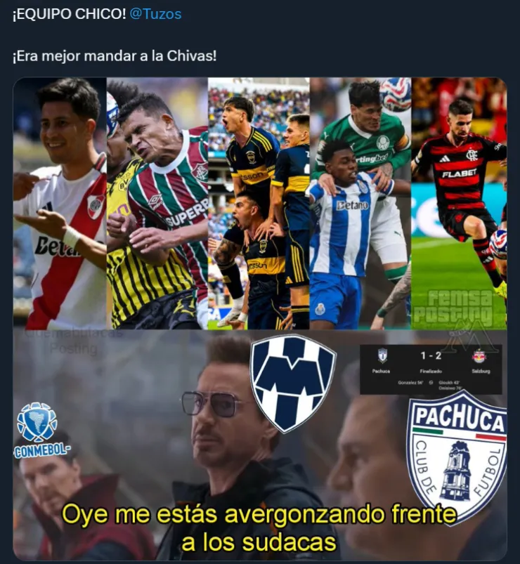 Los memes a Pachuca tras su derrota en el debut
