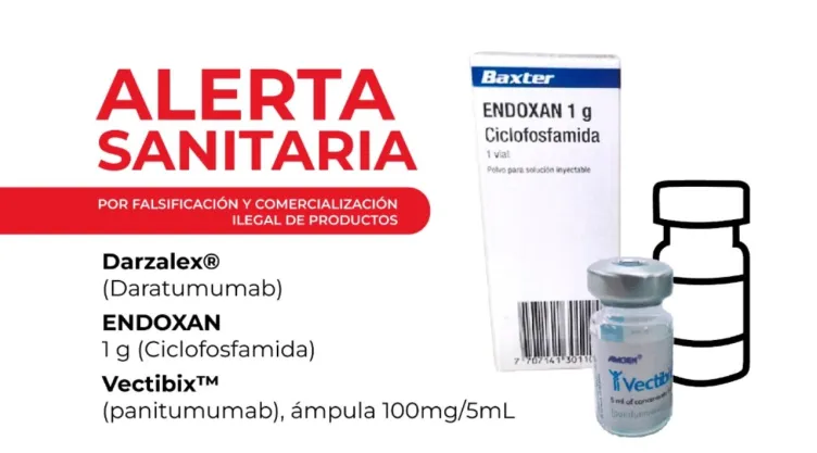 ¡Evita su uso! Cofepris alerta por falsificación de medicamentos oncológicos