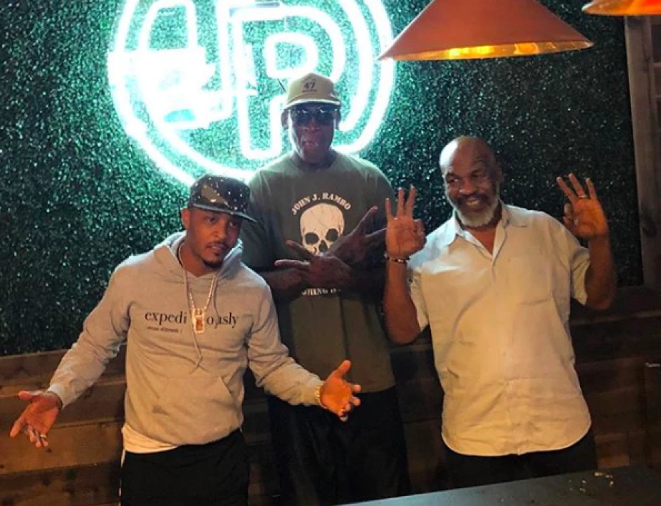 Mike Tyson y Dennis Rodman