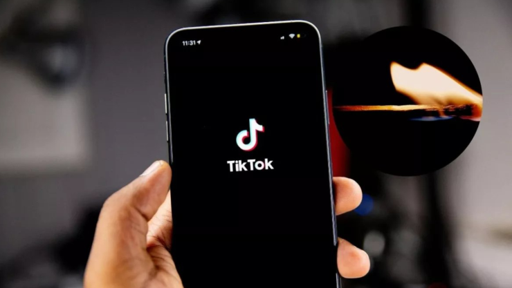 reto de videos en TikTok .