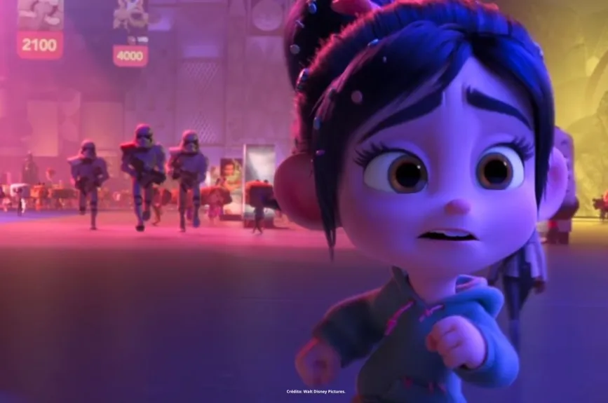 La película Wifi Ralph incluyó en varias de sus escenas a personajes de otras películas animadas, así como marcas y mucho más. | Estreno Platinum por Azteca 7