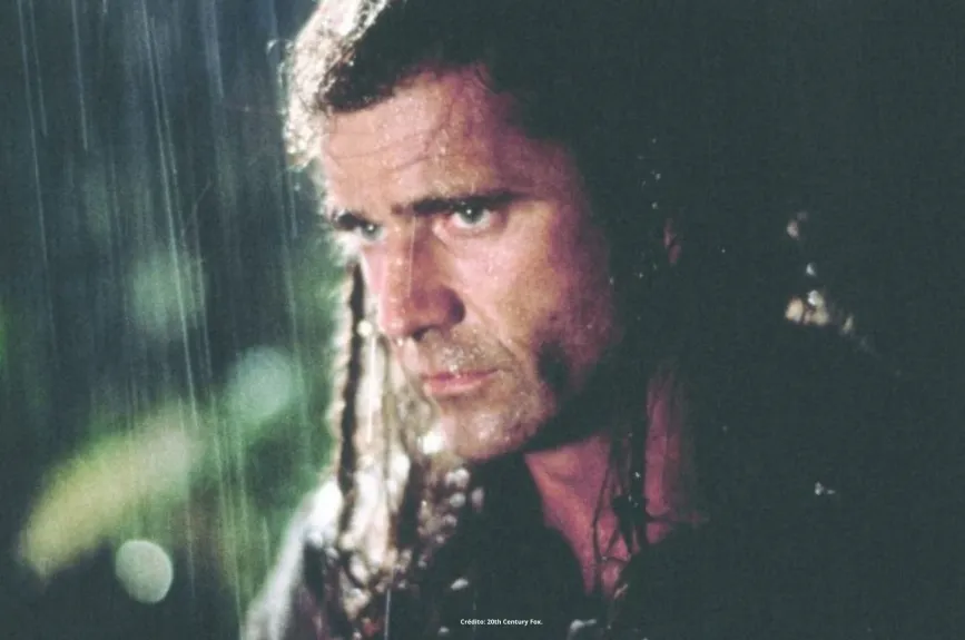 Escena de la película Corazón Valiente (Braveheart) con Mel Gibson por Azteca 7.