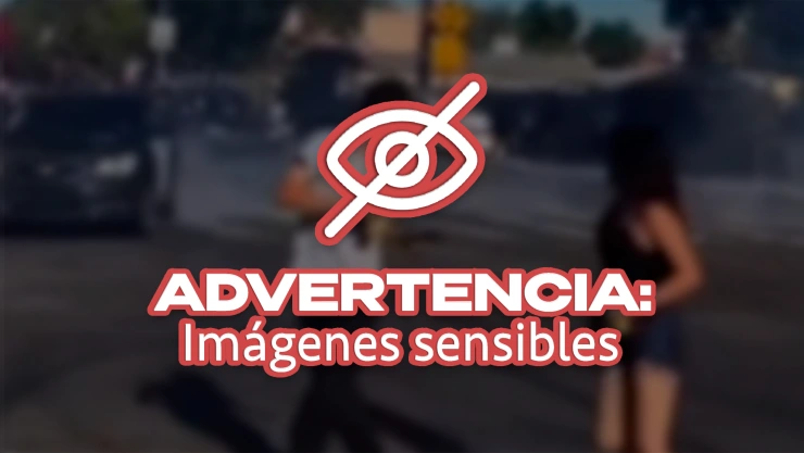 ¡IMÁG3N3S SENS1BL3S! Atropellan a dos personas en un ‘takeover callejero’; dejó a una mujer con fractura de piernas