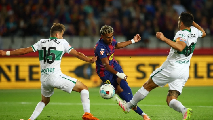 Lamine Yamal ante Elche