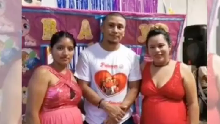 Hombre celebra baby shower de sus dos esposas, hace 2x1