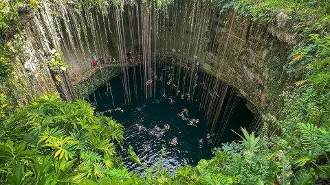 cenote ik kil yucatan
