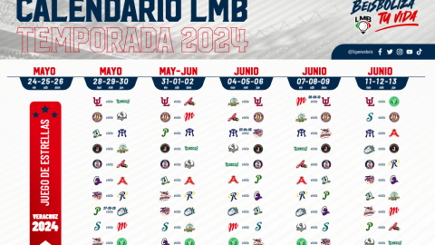 Calendario 2024 de la Liga Mexicana de Beisbol