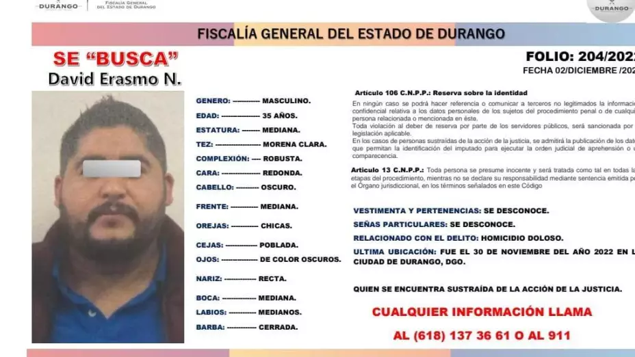 Fiscalía de Durango
