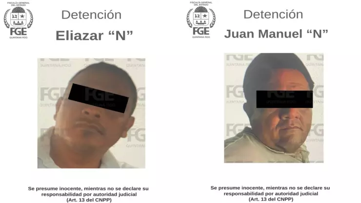 Detienen a dos personas por presunto homicidio en Tulum