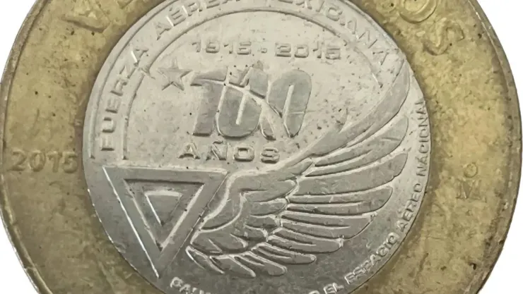 Moneda conmemorativa de 20 pesos bimetálica se vende en más de 100,000; estas son sus características