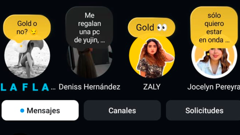 Notas Gold de Instagram