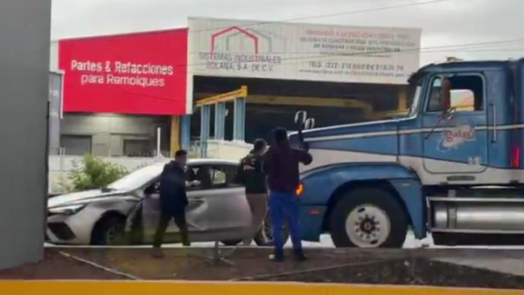Doble accidente genera CAOS en la autopista México-Puebla hoy martes
