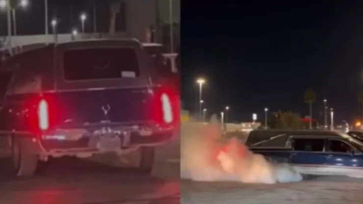 Captan a carroza fúnebre echando arrancones