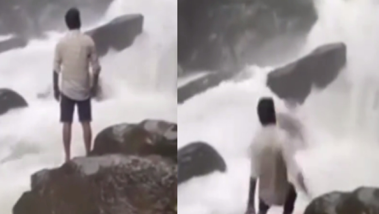 Muere influencer al caer de cascada