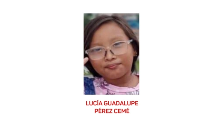 Se llama Lucía, tiene 8 años y DESAPARECIÓ hace 4 días en Kanasín; su familia la busca desesperadamente