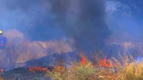 Incendios de pastizales