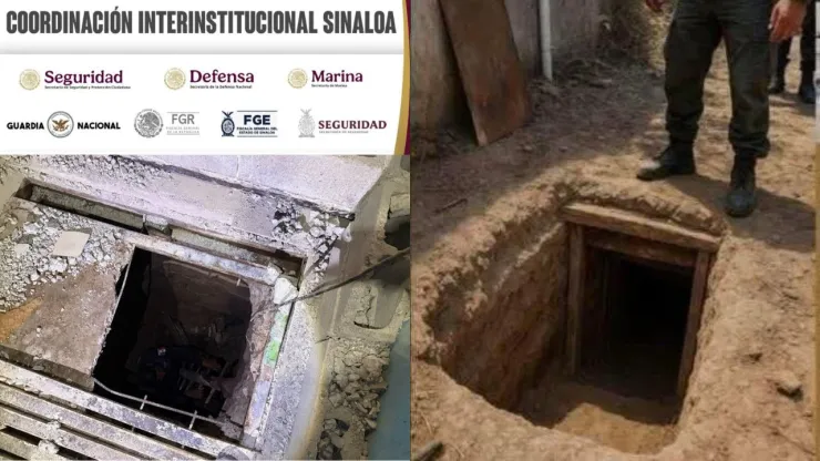 Túnel encontrado en el penal de Aguaruto, en Culiacán