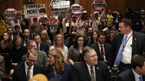 Mike Pompeo, director de la CIA comparece ante senadores de EUA