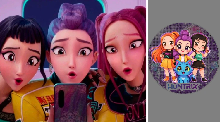 4 ideas de pines de Baby Huntrix para decorar la mochila de un fan de Kpop Demon Hunters