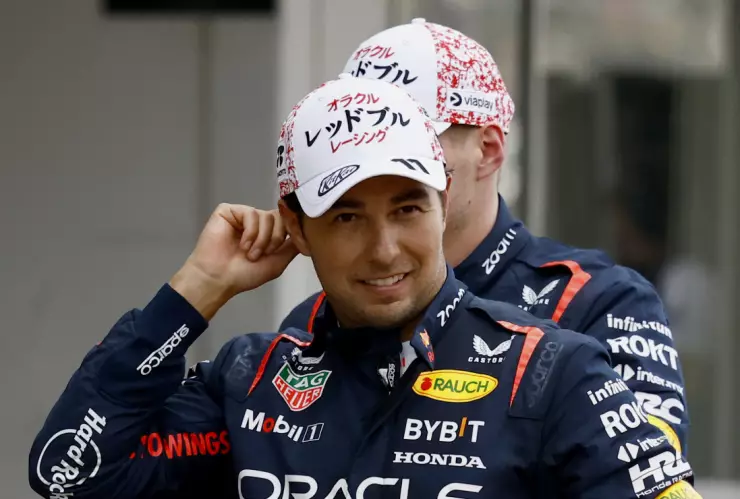 Checo Pérez, segundo en el GP de Japón