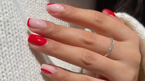 uñas rojas para amas de casa