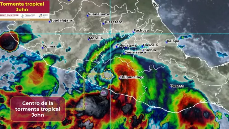 La tormenta tropical ‘John’ causará fuertes lluvias en estos estado de México.jpg