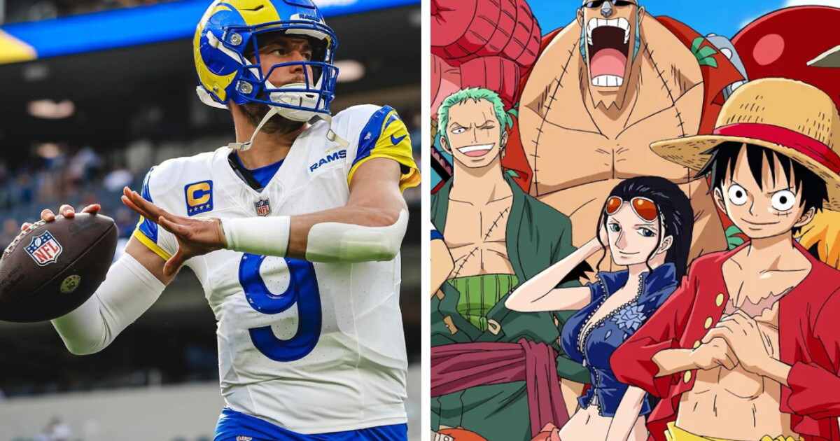 One Piece invade la NFL; Iñaki Godoy acude al juego entre los Rams y ...