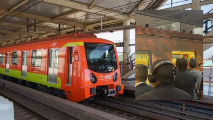 El percance ocurrió al pasar por un túnel.