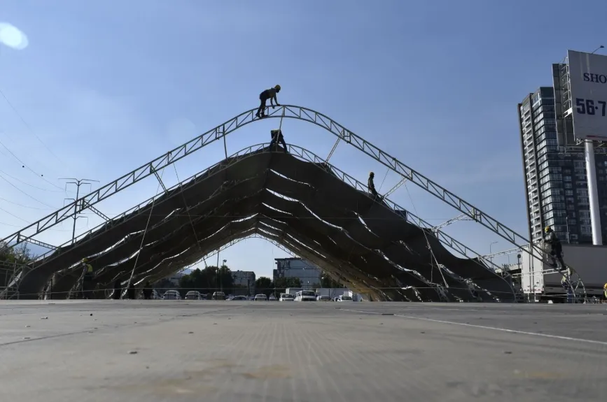 Así va la construcción del Centro de Acopio.