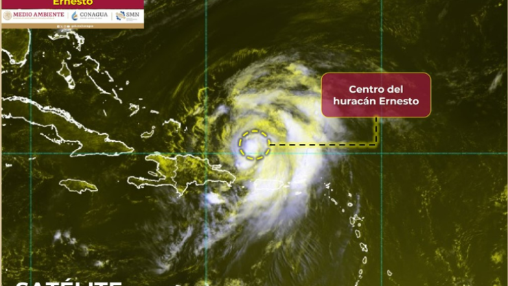 Trayectoria del huracán Ernesto hoy 15 de agosto de 2024 ¿Llegará a México?