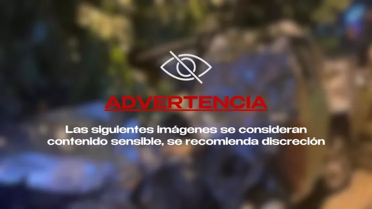 FOTOS: Así quedó el vehículo donde murieron tres personas tras impactarse contra un camión