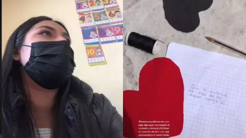Maestra enseña a sus alumnos cómo curar un corazón roto y se viraliza