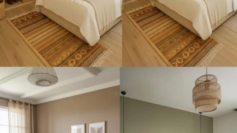 14 ideas de alfombras para el dormitorio que lo cambian todo: tu cuarto se verá aesthetic y moderno