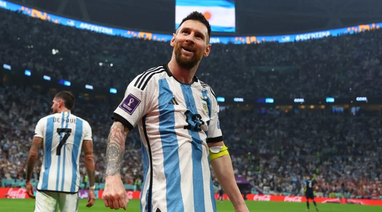 Lionel Messi pletórico ante Croacia