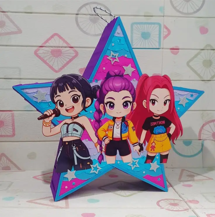 Piñatas caseras KPop Demon Hunters