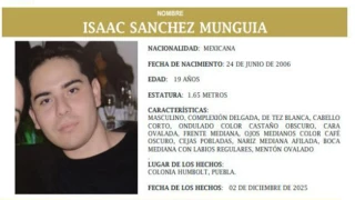 Isaac Sánchez Munguía fue reportado como desaparecido en colonia Humboldt, Puebla