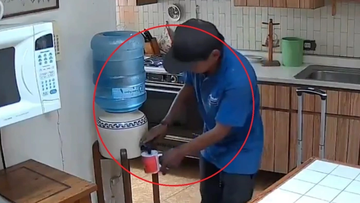 ladrón la hacienda puebla video robo desayuno