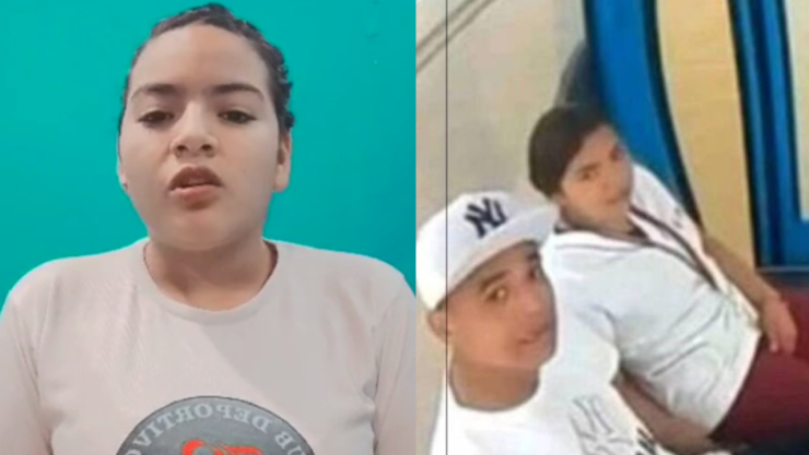Chica protagonista del video del teleférico