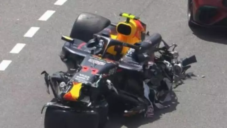 Así fue el accidente de Checo Pérez en el Gran Premio de Mónaco