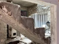 Hogar de la familia Frías después de una explosión.