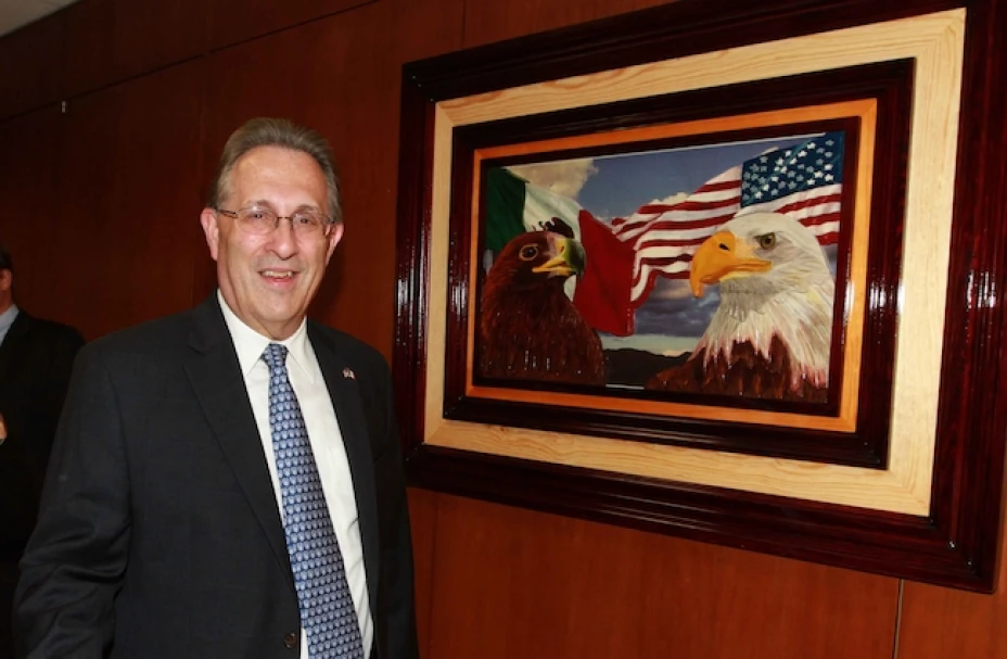 Anthony Wayne, embajador de Estados Unidos en México, acudió a la instalación del ‘Grupo de amistad México-Estados Unidos’