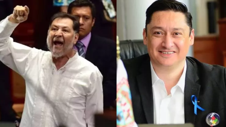 VIDEO ¡Sin filtros! Noroña recibe mentada de madre por diputado del PAN