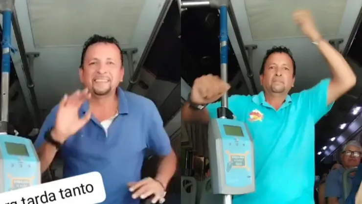 Chofer de Camión en Culiacán se hace viral bailando para TikTok