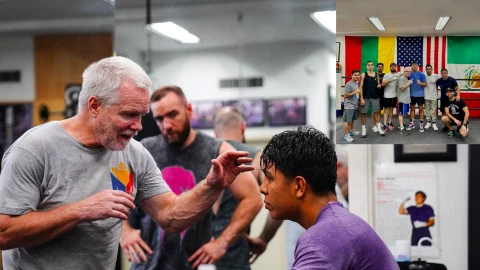 Jaime Munguía entrenador Freddie Roach