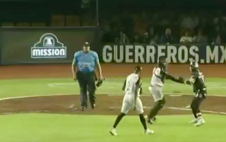 Guerreros de Oaxaca Rieleros de Aguascalientes pelea LMB
