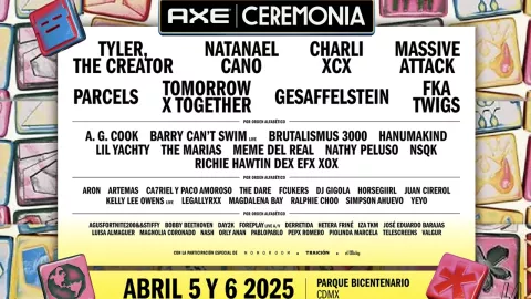 Axe Ceremonia cartel