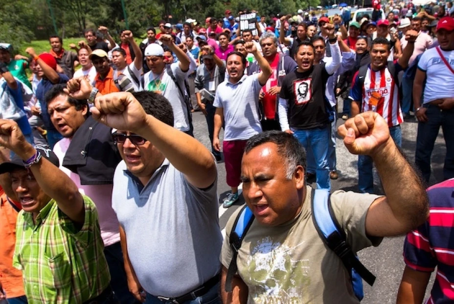 De nuevo los maestros desquiciaron la ciudad de México